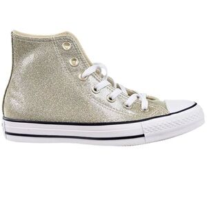 Converse Chuck Taylor All Star High “Light Gold Glitters”. Size 5.